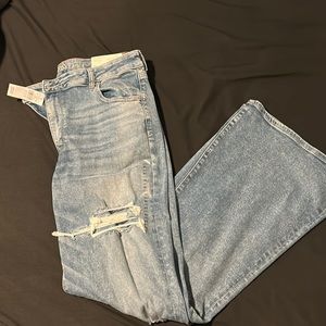 Women’s American Eagle next level stretch super hi-rise flare size 16 Long 33W